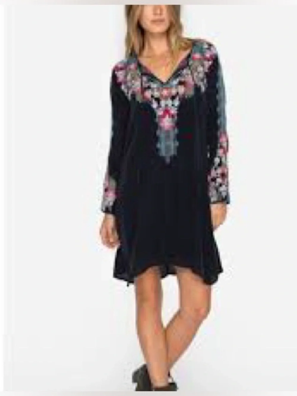 Johnny Was Tanyah Embroidered Tunic dress - Picture 2 of 7